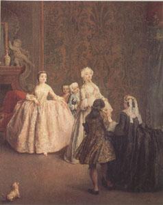 Pietro Longhi The Introduction (mk05) oil painting picture